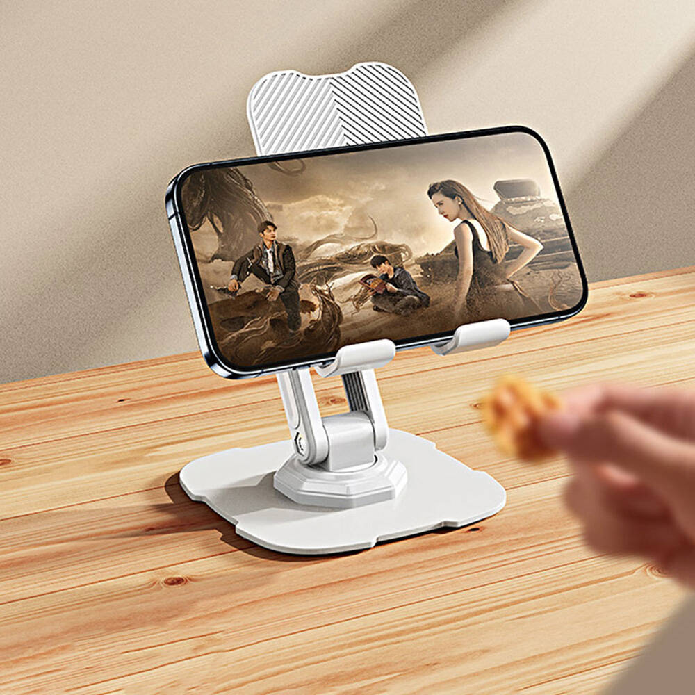 Zore L23 Dönebilen Başlıklı Telefon Ve Tablet Standı Sarı