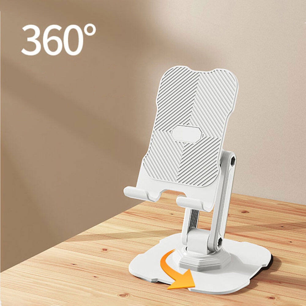 Zore L23 Rotating Head Phone and Tablet Stand White