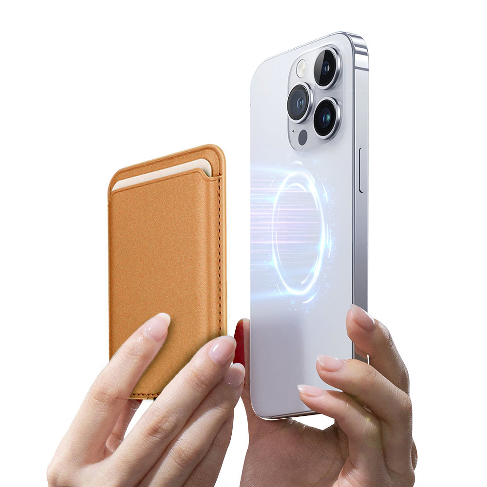 Zore Magnetik Cardsafe Kartlık Açık Kahve