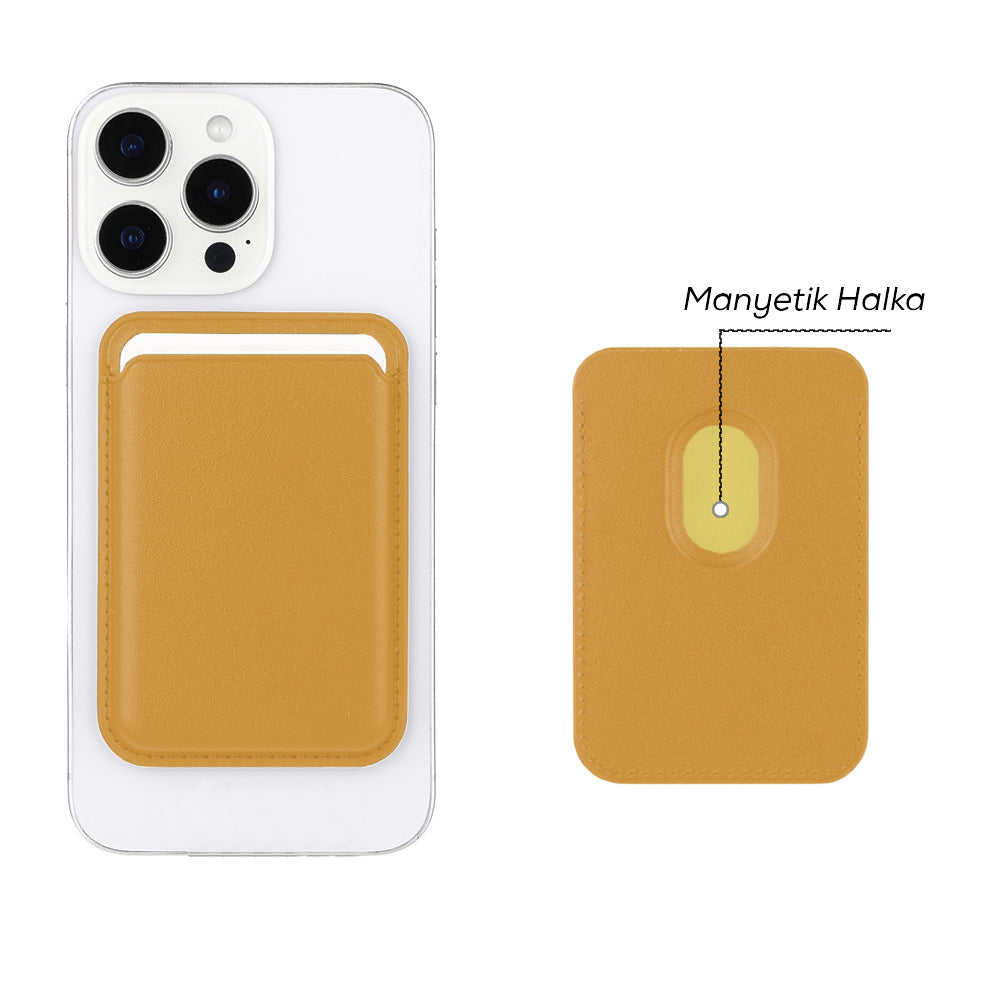 Zore Magnetik Cardsafe Kartlık Açık Kahve
