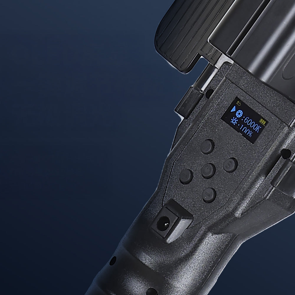 Zore R1000 OLED Ekran Göstergeli RGB Led Işıklı Aydınlatma Çubuğu Siyah