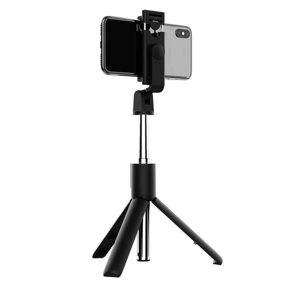 Zore S05 Bluetooth Selfie-Enabled Multifunctional Telescopic Live Broadcast Tripod Selfie Stick Black