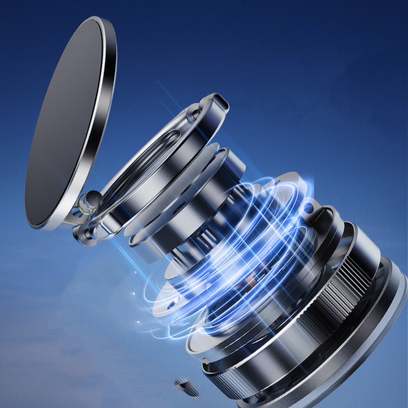 Zore T28 Vacuum Featured 360 Degree Rotating Magnetic Phone Holder Black