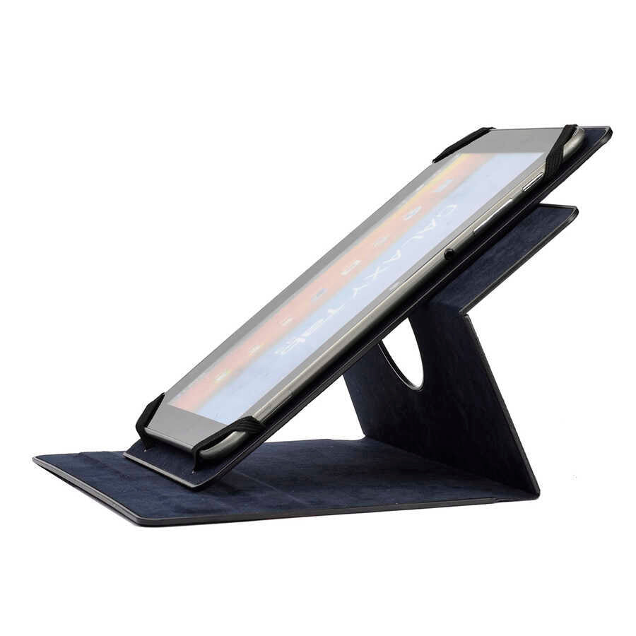 Zore Unik Universal 12 Inch Rotating Stand Case Navy Blue