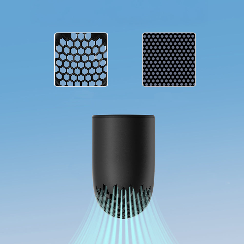 Aecooly PH01 Aero Pro Series Portable Cooling Hand Fan with Digital LED Display Black 