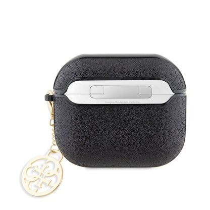 Apple Airpods 3. Nesil Kılıf GUESS Glitter 4G Charm Kapak Gold