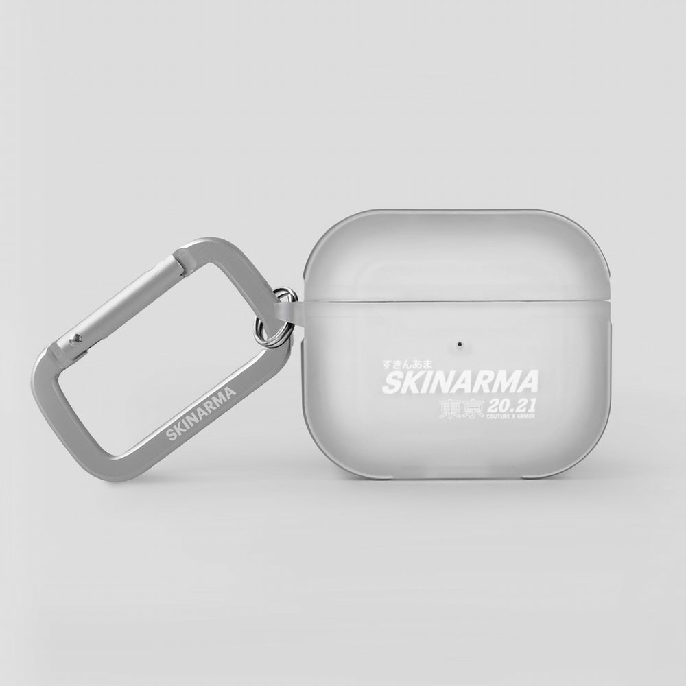 Apple Airpods 3rd Generation Case SkinArma Transparent Matte Design Kinzoku Case Black