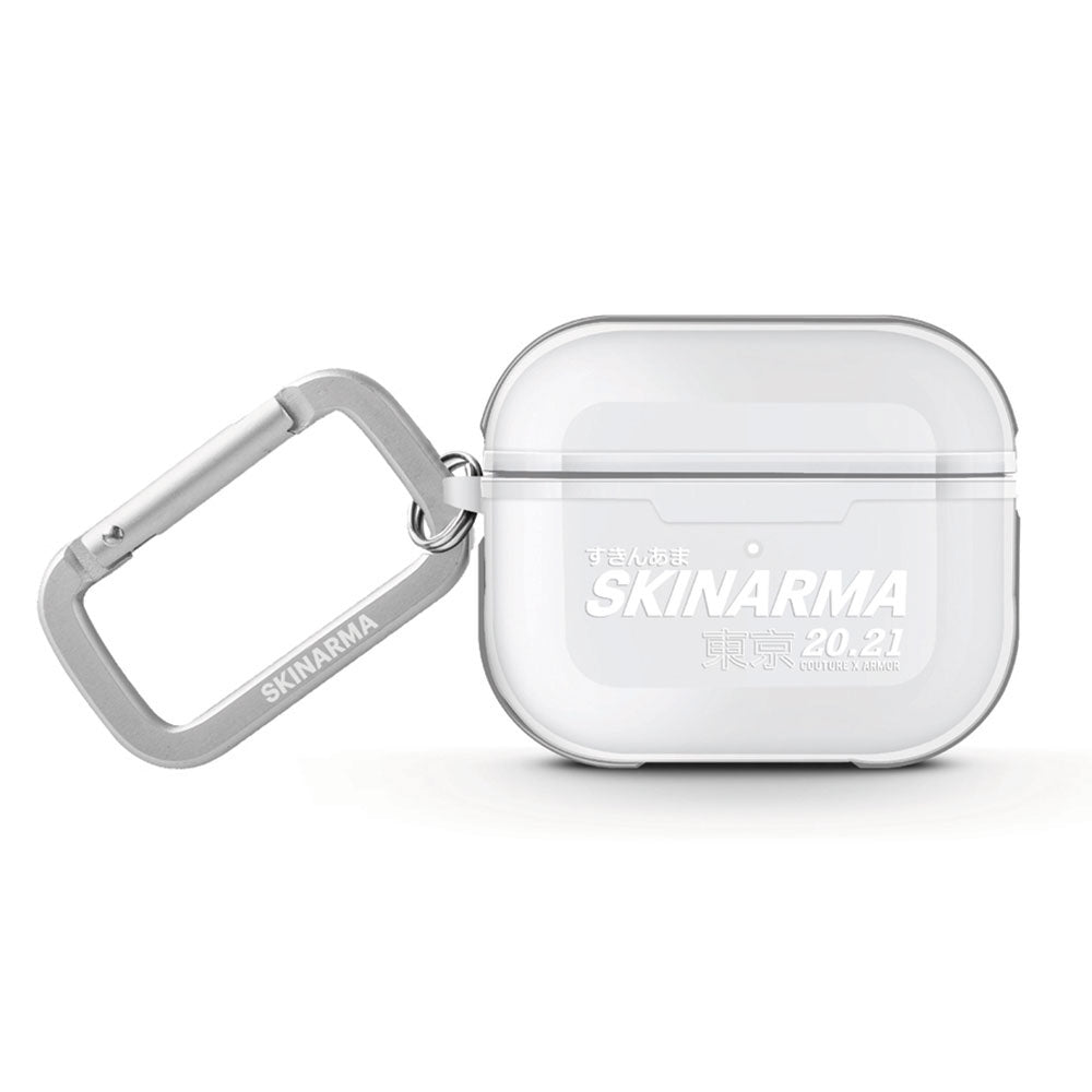 Apple Airpods 3rd Generation Case SkinArma Transparent Matte Design Kinzoku Case White