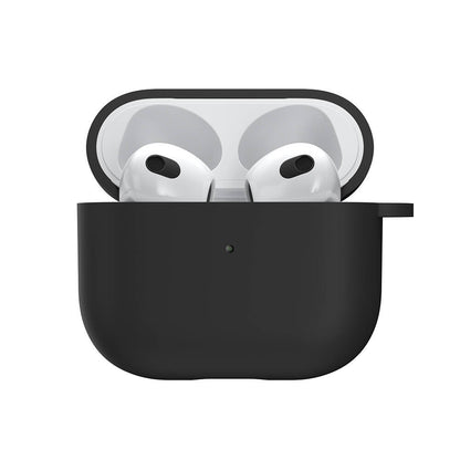 Apple Airpods 3. Nesil Kılıf Yumuşak Dokunuşlu Likit Silikon Tasarımlı Lisanslı Switcheasy Skin Kapak Pembe