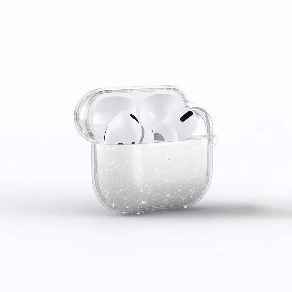 Apple Airpods 3rd Generation Zore Allstar Airbag 32 Shining Glitter Transparent Colorful Case Pink