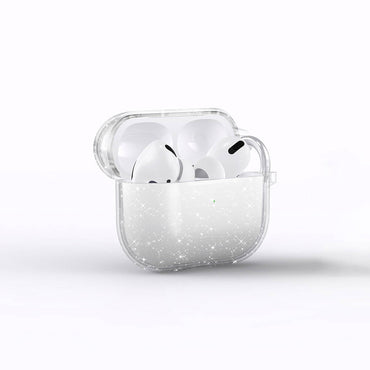 Apple Airpods 3rd Generation Zore Allstar Airbag 32 Shining Glitter Transparent Colorful Case Pink