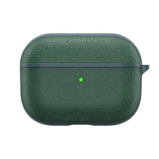 Apple Airpods 3rd Generation Case Wiwu Calfskin Case Green 