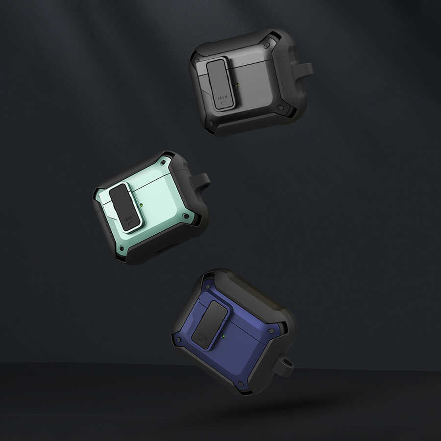 Apple Airpods 3rd Generation Case Wiwu Mecha Case Black 