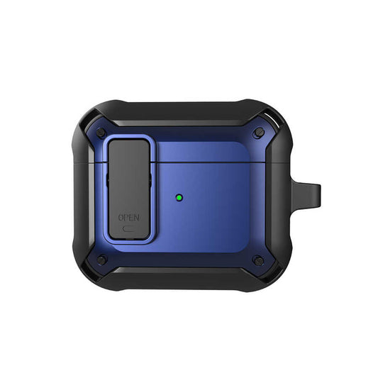 Apple Airpods 3rd Generation Case Wiwu Mecha Case Black-Blue 