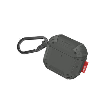 Apple Airpods 4 Kılıf Airbagli Yivli Köşe Tasarımlı 360 Derece Tam Koruma Skinarma Mecha CE Kılıf Pembe