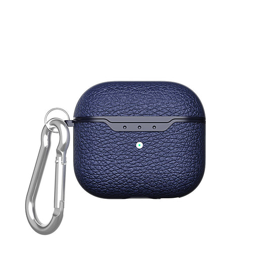 Apple Airpods 4 Case Zore Airbag 03 Silicone Navy Blue