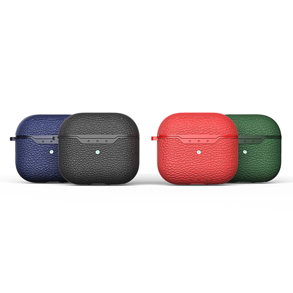 Apple Airpods 4 Case Zore Airbag 03 Silicone Navy Blue