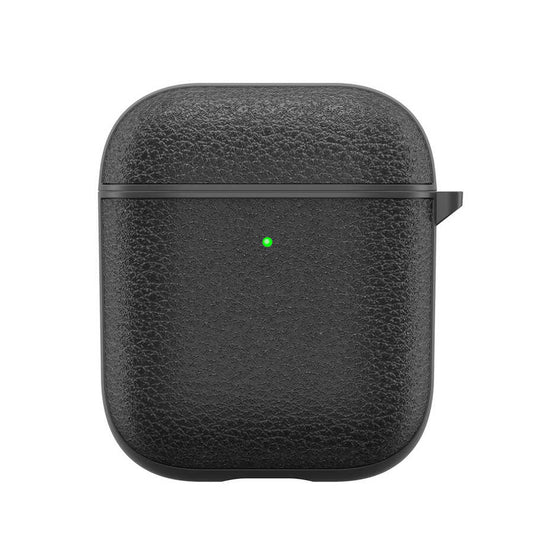 Apple Airpods Case Wiwu Calfskin Case Black 