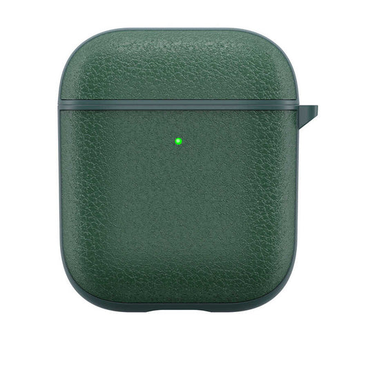 Apple Airpods Case Wiwu Calfskin Case Green 