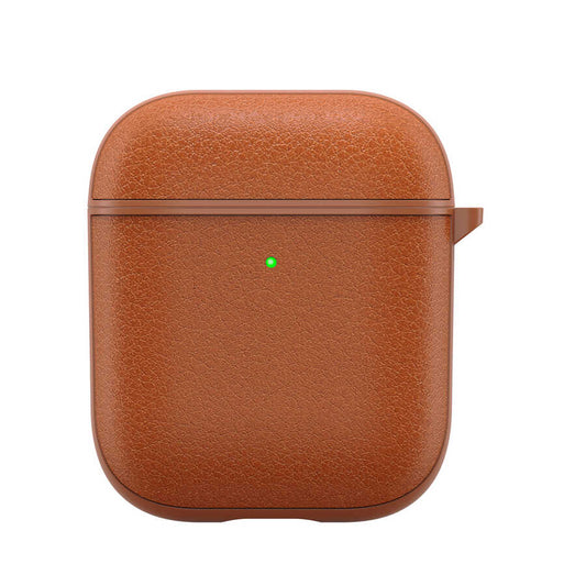 Apple Airpods Case Wiwu Calfskin Case Brown 