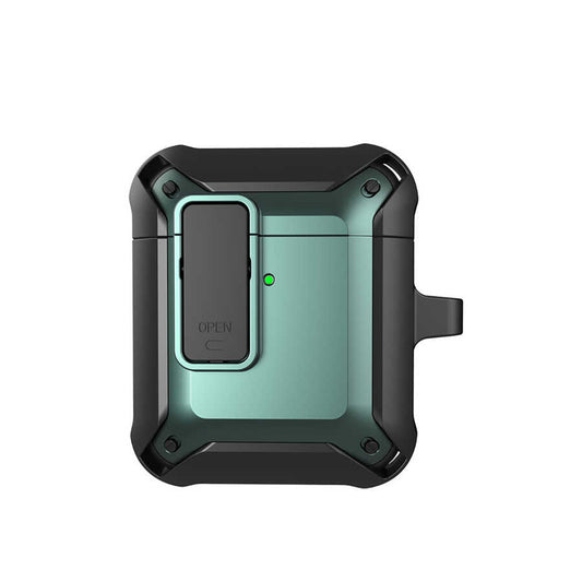 Apple Airpods Case Wiwu Mecha Case Black-Green 