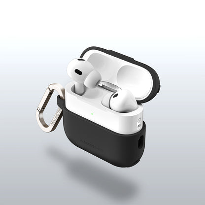Apple Airpods Pro 2 Amazingthing Airbag Köşe Tasarımlı Omni Serisi Silikon Kapak Siyah