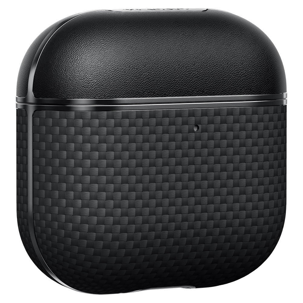 Apple Airpods Pro 2 Case 1500D Aramid Fiber Pitaka Ultra-Slim Classic Series Black-Grey Twill Cover Black-Grey 