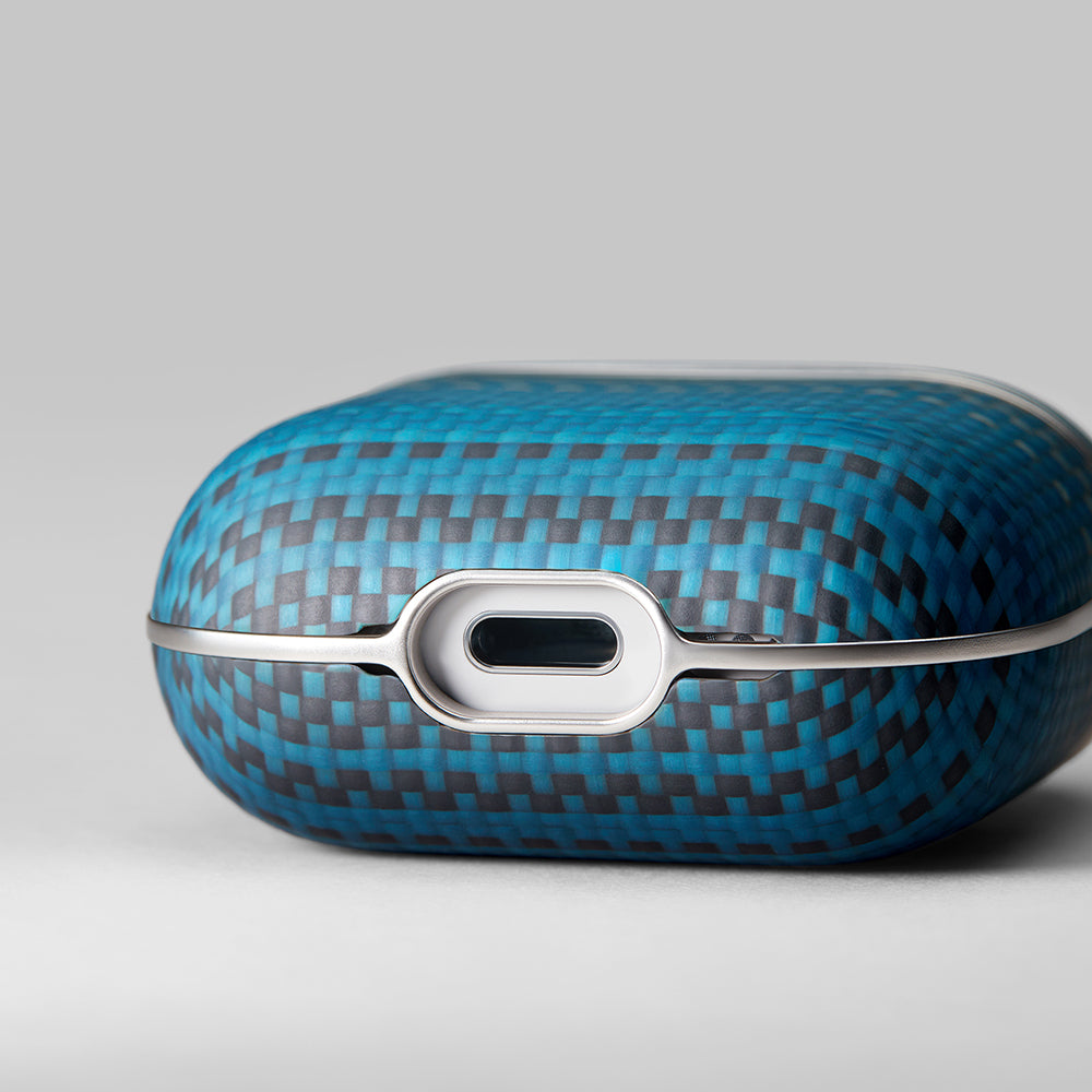 Apple Airpods Pro 2 Case Aramid Fiber Pitaka Tactile Woven Sunset-Moonrise Series Cover Brown 