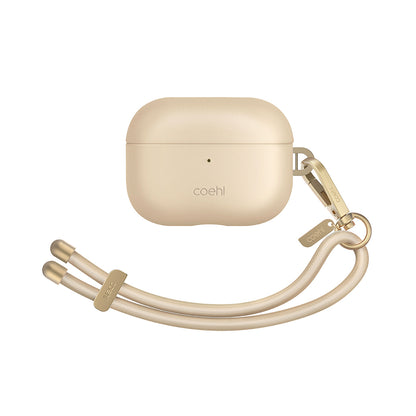Apple Airpods Pro 2 Kılıf Askı Aparatlı Coehl Haven Kapak Krem