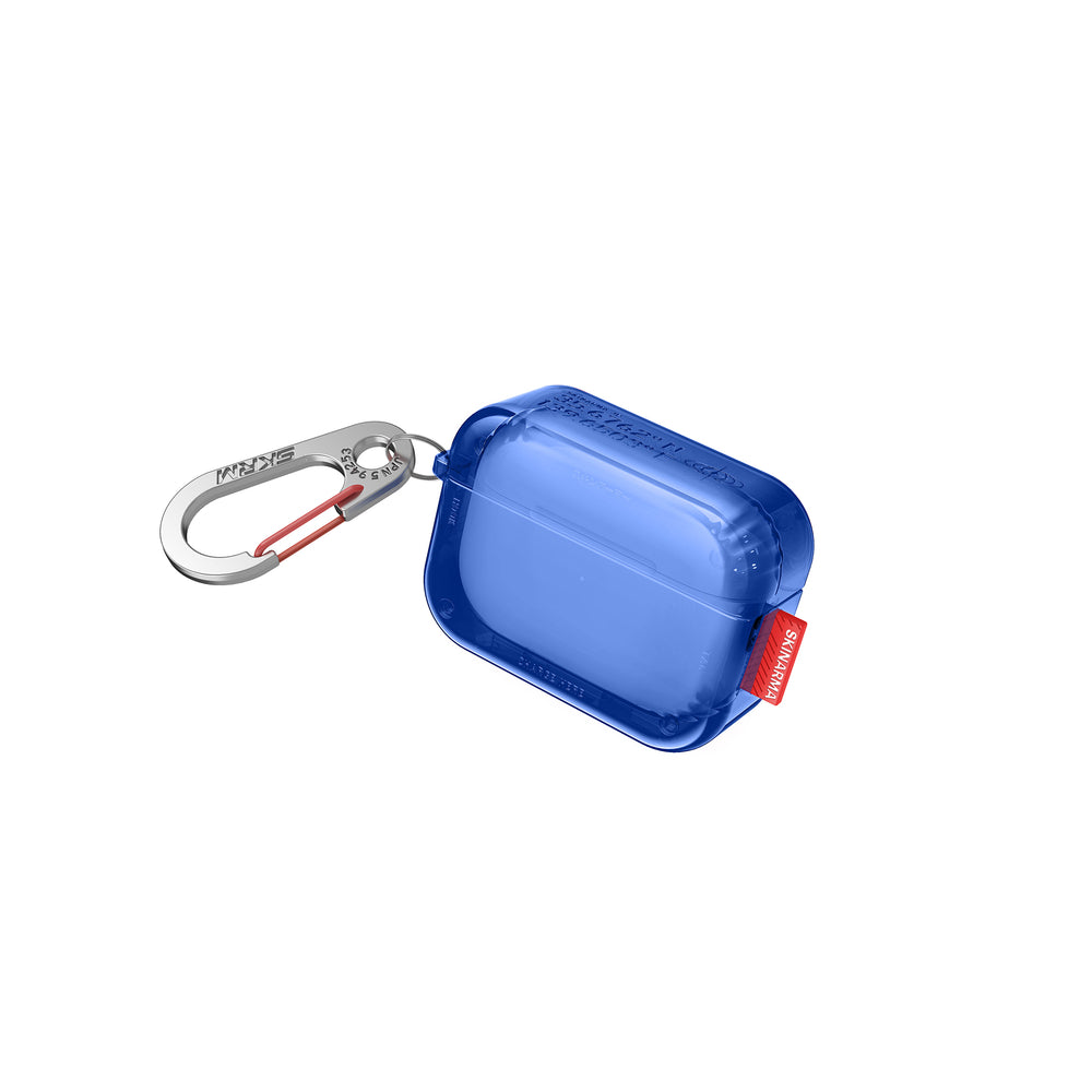Apple Airpods Pro 2 Kılıf SkinArma Şeffaf Renkli Airbagli Tasarım Saido Kılıf Mor