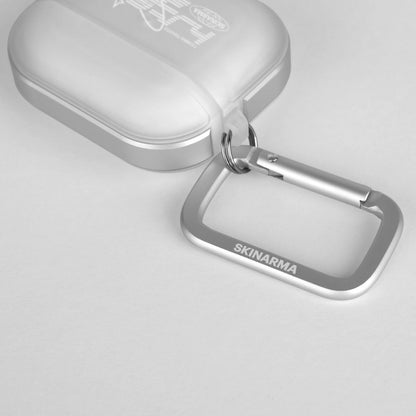Apple Airpods Pro 2 Kılıf SkinArma Transparan Mat Tasarım Kinzoku Kılıf Beyaz