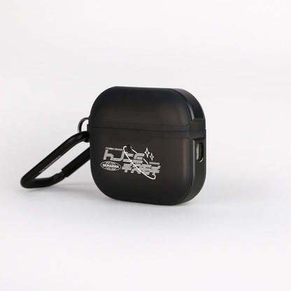 Apple Airpods Pro 2 Kılıf SkinArma Transparan Mat Tasarım Kinzoku Kılıf Beyaz