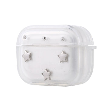 Apple Airpods Pro 2 Zore Airbag 44 Airbag Tasarımlı Simli Şeffaf Kutup Kılıf Fiyonk