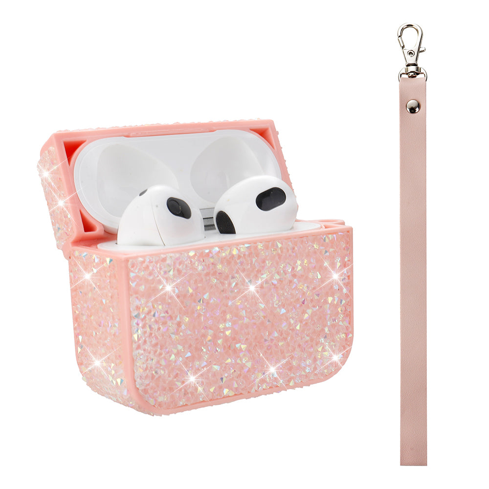 Apple Airpods Pro 2 Zore Airbag 45 Bilek Askı Aparatlı Simli Şeffaf Kılıf Siyah