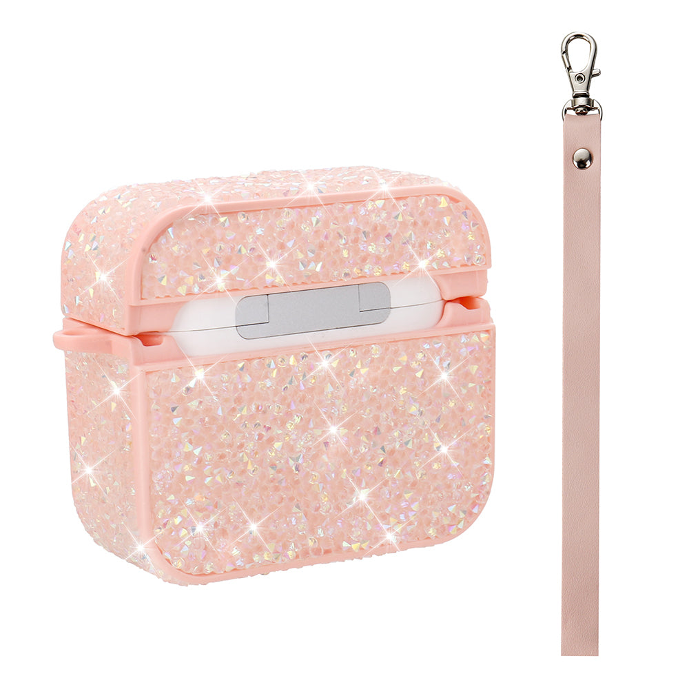 Apple Airpods Pro 2 Zore Airbag 45 Bilek Askı Aparatlı Simli Şeffaf Kılıf Siyah