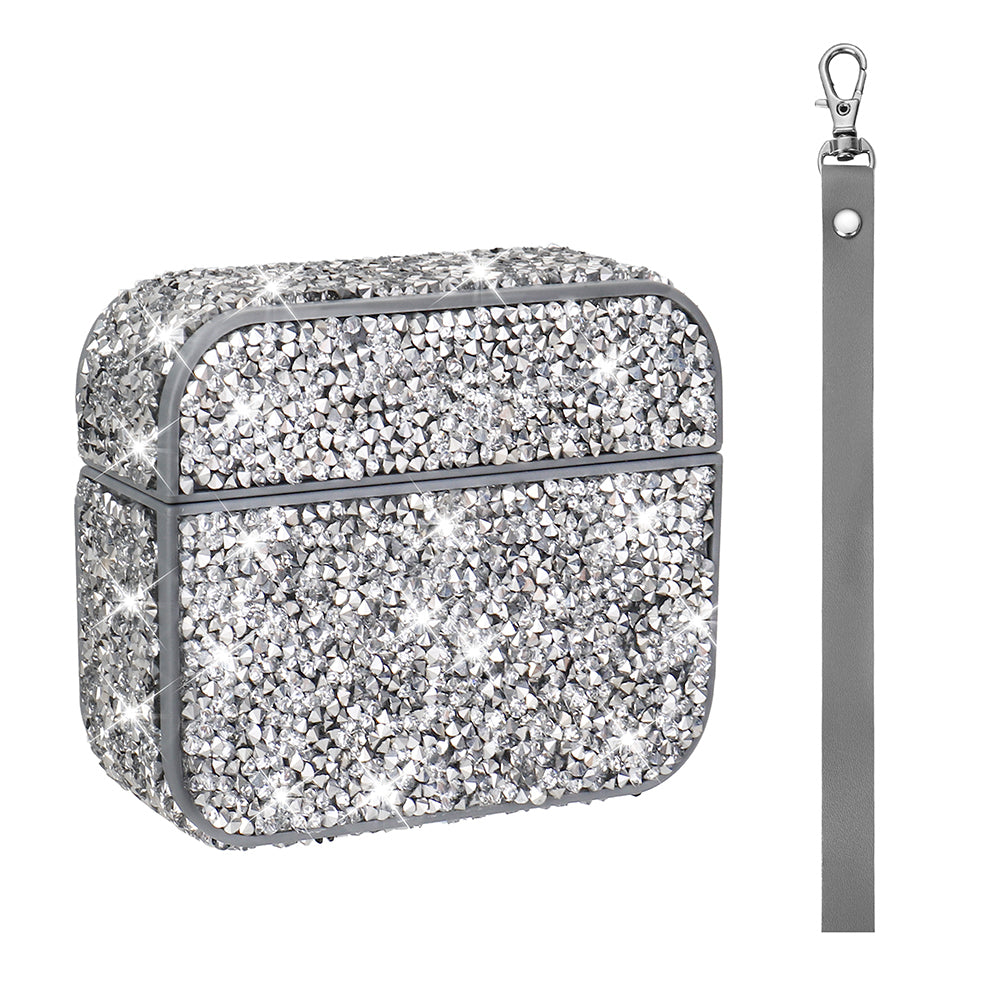 Apple Airpods Pro 2 Zore Airbag 45 Bilek Askı Aparatlı Simli Şeffaf Kılıf Gümüş