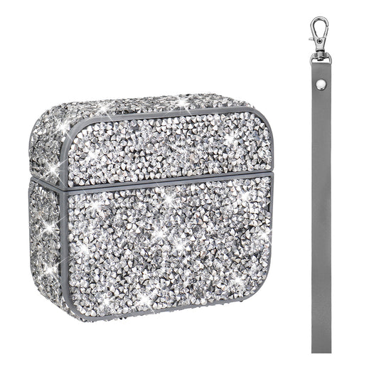 Apple Airpods Pro 2 Zore Airbag 45 Bilek Askı Aparatlı Simli Şeffaf Kılıf Gümüş