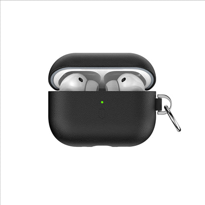 Apple AirPods Pro 3 Wiwu HC-201 Parmak İzi Bırakmayan Deri Kılıf