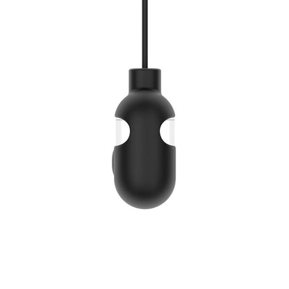 Apple Airpods Pro Kılıf Boyun Askılı Jelly Bean Tasarımlı Lisanslı Switcheasy ColorBuddy Kapak Siyah