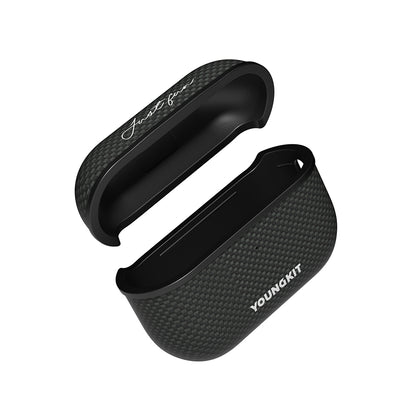 Apple Airpods Pro Kılıf M-safe Şarj Özellikli Aramid Fiber Youngkit 1500D Kevlar Extreme Wing Serisi Kapak Gold