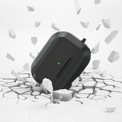 Apple Airpods Pro Kılıf Wiwu JD-102 Defender Anti Shock Koruyucu Kılıf Siyah