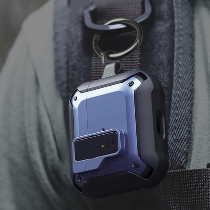 Apple Airpods Pro Kılıf Wiwu Mecha Kılıf Siyah-Yeşil