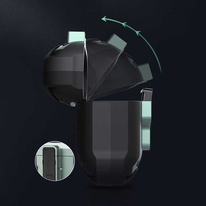 Apple Airpods Pro Kılıf Wiwu Mecha Kılıf Siyah