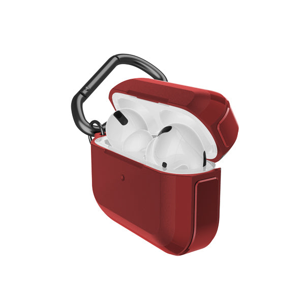 Apple Airpods Pro Raptic Trek Serisi Askı Aparatlı Kulaklık Kılıfı Kırmızı