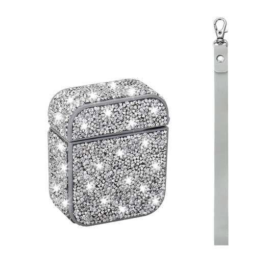 Apple Airpods Zore Airbag 45 Bilek Askı Aparatlı Simli Şeffaf Kılıf Gümüş