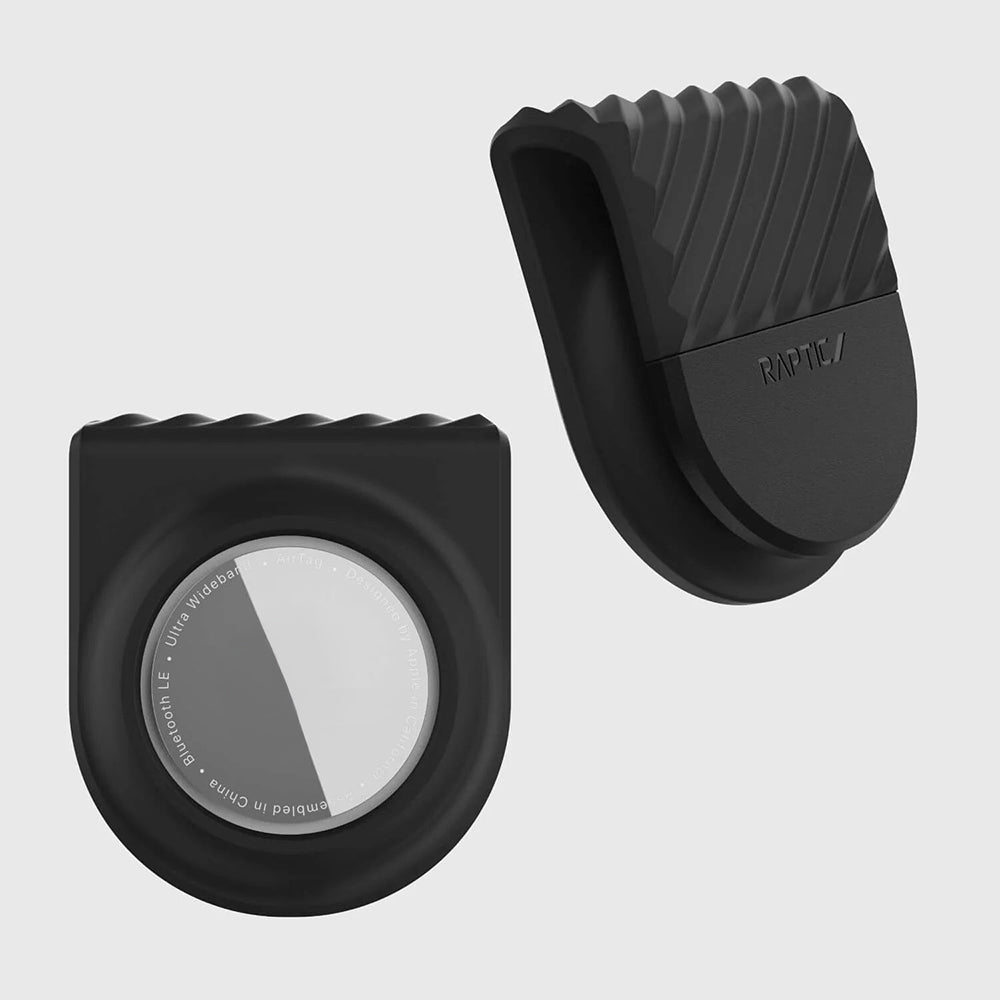 Apple Airtag Raptic Anchor Series Clip-On Airtag Case Black