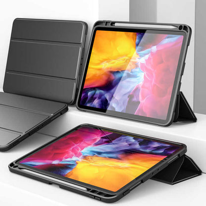 Apple iPad 10.2 2021 (9.Nesil) Kılıf Wlons Tablet Kılıf Lacivert