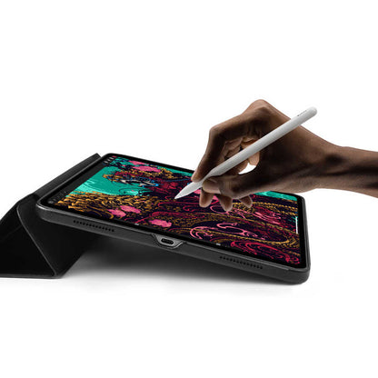 Apple iPad 10.2 (8.Nesil) Wiwu Ayrılabilen Magnetik Standlı Tablet Kılıfı Kahverengi