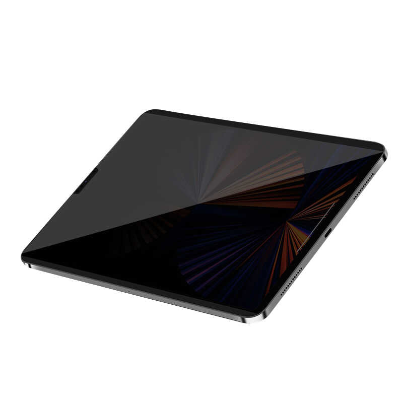 Apple iPad 10.2 (8.Nesil) Wiwu iPrivacy Magnetik Paper Like Hayalet Ekran Koruyucu Siyah