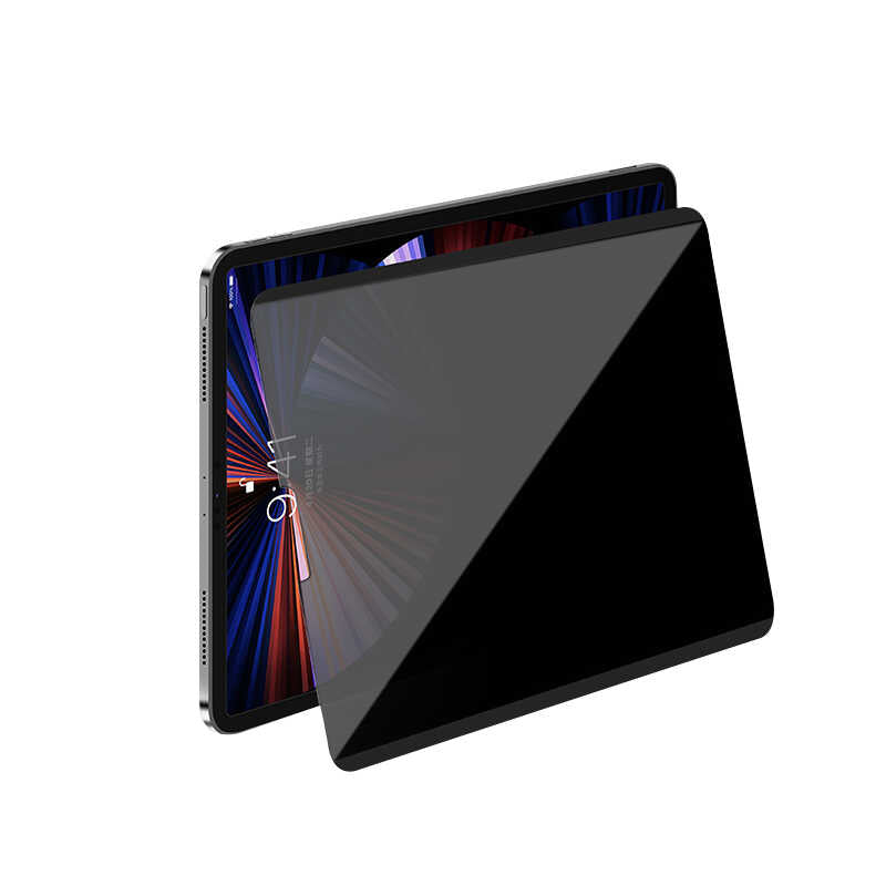 Apple iPad 10.2 (8.Nesil) Wiwu iPrivacy Magnetik Paper Like Hayalet Ekran Koruyucu Siyah